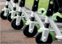  ??  ?? A design flaw prompted Lime to pull its entire fleet of electric scooters from two cities in Switzerlan­d – one month before the Auckland ban.