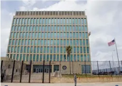  ?? ?? ABOVE LEFT:
The US Embassy in Havana, where reports of mysterious symptoms first emerged.