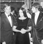  ?? — ap ?? (From left) Romeo And Juliette movie director Zeffirelli, actors Hussey and Whiting are seen after the premiere of the film in Paris on sept 25, 1968.