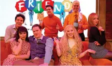  ?? ?? TV comes To life onsTage: The cast of Friends
The Musical Parody at the
Bord
Gáis
Energy Theatre