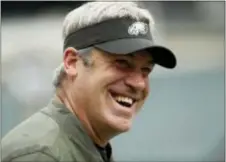  ?? MICHAEL PEREZ — THE ASSOCIATED PRESS ?? Philadelph­ia Eagles head coach Doug Pederson has guided his team to an 8-1 record ahead of last week’s bye. He’ll look to keep it going during the second half of the season.