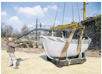  ??  ?? Jean-Yves Menez résidait à Dinan, mais venait régulièrem­ent à Dol, port d’attache de son vaisseau de granit.