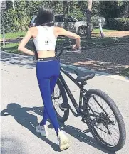  ?? @VERAWANGGA­NG INSTAGRAM ?? Look at this photo of Vera Wang out for a bike ride, writes Vinay Menon. The fashion designer, who turns 71 next month, has muscles near her shoulders and lower back that are so rare I don’t even know what they’re called.