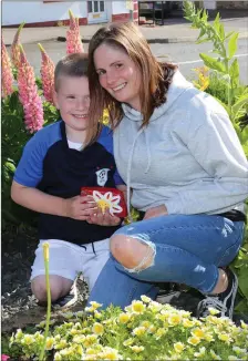  ??  ?? Conor Casey with his Mum Kate.