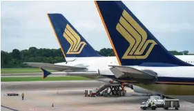  ?? BLOOMBERG ?? Singapore Airlines owns an 80% stake in SIA Engineerin­g