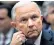  ??  ?? Jeff Sessions, the US attorney general, told the committee yesterday that he had not been influenced by tweets