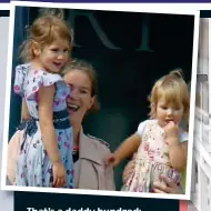  ?? SKY/ACTION IMAGES/REUTERS ?? That’s a daddy hundred: Cook’s wife Alice and children Elsie (left) and Isabelle salute their dad’s brilliant hundred; while Root welcomes him back to the dressing room