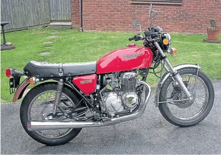  ??  ?? Light, fast and nimble, with a rev-happy four-cylinder engine that was less than two inches wider than the twins, the CB400F quickly found a well-deserved place in motorcycle lore.