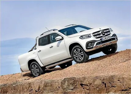  ?? SUPPLIED ?? X-class is Mercedes-benz’s first proper one-tonne ute. This is the ‘‘lifestyle’’ Power version.