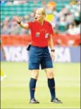  ?? AFP ?? Bibiana Steinhaus officiates in a FIFA Women’s World Cup match in Canada on June 20, 2015.