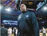  ?? AP FILE ?? Georgetown fired men’s basketball coach Patrick Ewing on Thursday. The Hoyas went 7-25 this season and were 75-109 in six seasons under the 60-year-old Ewing.