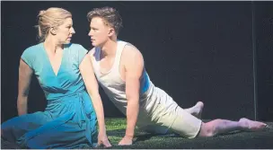  ?? CYLLA VON TIEDEMANN ?? Actors Maev Beaty and Jesse LaVercombe in Bunny, directed by Sarah Garton Stanley.