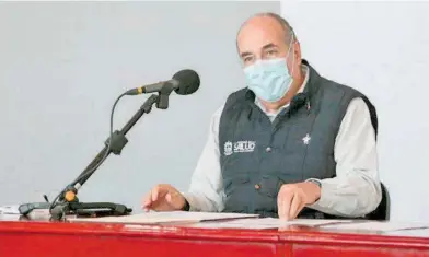  ?? GODEZAC ?? Gilberto Breña
Cantú, secretario de Salud en Zacatecas. /
