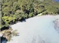  ?? PHOTO: NZTA ?? The section of the Lower Hollyford Rd washed out during the February floods.