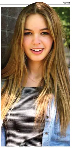  ??  ?? Saoirse Kennedy Hill: Suffered bouts of depression