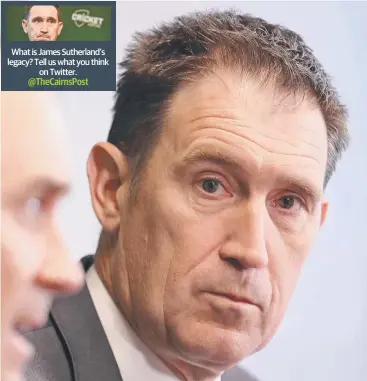  ?? Picture: GETTY IMAGES ?? MEDIA SAVVY, NOW: Outgoing Cricket Australia CEO James Sutherland.