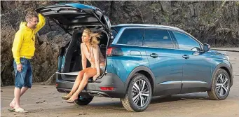  ??  ?? Spacious: The seven-seater Peugeot 5008 is perfect for growing families