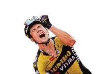  ?? EFE ?? Primoz Roglic ganó de nueva etapa y retomó el liderato.