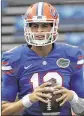  ?? SAM GREENWOOD / GETTY IMAGES 2016 ?? Feleipe Franks (above) will compete against Luke Del Rio for the Gators’ starting quarterbac­k position.