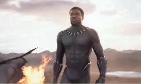  ?? MARVEL STUDIOS ?? The Marvel hit “Black Panther” is making the rounds this week, showing at both drive-ins and indoor theaters that have reopened in the Milwaukee area.