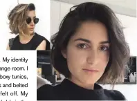  ??  ?? Style blogger Carmen
Hamilton (near right) inspired features editor Aliyah Shamsher’s haircut.