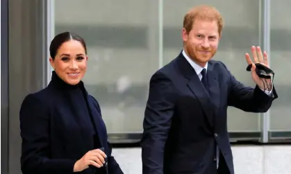  ?? Photograph: Andrew Kelly/Reuters ?? The Duchess of Sussex claimed in her interview with Oprah Winfrey in 2021 that an unnamed member of the royal family raised ‘concerns’ about Archie’s skin colour.