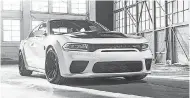  ?? FCA ?? With 797 horsepower the Dodge Charger SRT Hellcat Redeye is the most powerful and fastest mass- produced sedan in the world.