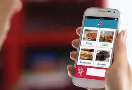  ?? Domino’s ?? Domino’s app caters to a new, digital-savvy generation of pizza lovers.