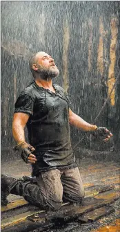  ??  ?? Paramount Pictures Russell Crowe stars in the biblical disaster film “Noah.”