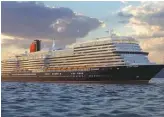  ?? ?? Queen Anne is the highly anticipate­d new cruise ship from Cunard.