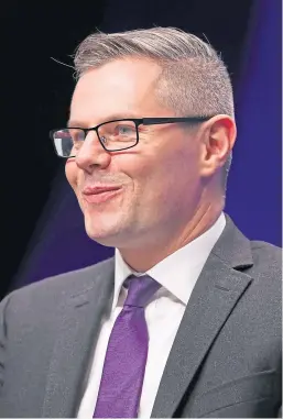  ?? Picture: PA. ?? Former finance secretary Derek Mackay will not be charged over messages sent to a teenage boy.