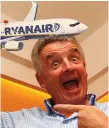  ??  ?? Ryanair chief executive Michael O’Leary