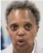  ??  ?? Mayor Lori Lightfoot