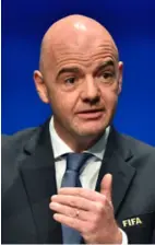  ??  ?? Gianni Infantino, FIFA President