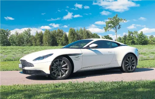  ?? JIM KENZIE FOR THE TORONTO STAR ?? Marek Reichman, chief creative officer for Aston Martin, says they took a chance on the DB11, going for a more dramatic look than usual.