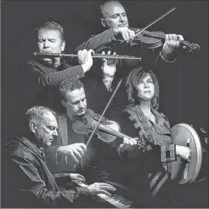  ?? SUBMITTED PHOTO ?? The Barra MacNeils include siblings, top left clockwise, Stewart on flute, Kyle on fiddle, Lucy on bodhran, Sheumas on the keyboard and Boyd on fiddle.