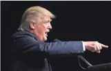  ?? JOHN MOORE, GETTY IMAGES ?? Donald Trump greets a crowd in Scranton, Pa., on Wednesday.