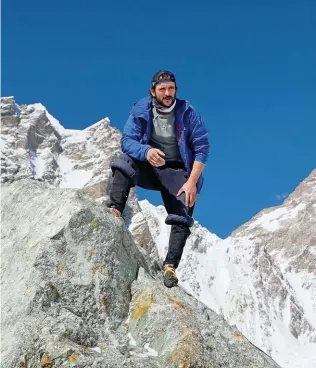  ??  ?? Clockwise from top: Juan Pablo Mohr, Atanas Skatov and John Snorri were three of the more experience­d climbers among the dozens pursuing Winter K2.