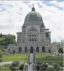  ??  ?? Beginning with the symbolic sounding of St. Joseph’s Oratory original bell, the churches of the archdioces­e of Montreal will ring their bells together, “inviting Montrealer­s to share in a moment of reflection … and joy.”