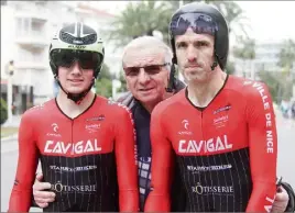  ?? (Photo G.M.) ?? Les coureurs du Cavigal, Adrien Maire et Christophe Morin, ont rayonné.