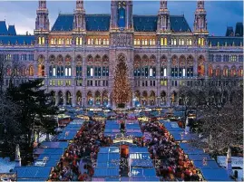  ??  ?? CHRISTMAS IN THE AIR: Vienna’s markets promise festive aromas