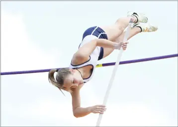  ?? ?? Aspen Fears of Vista Murrieta finished first in the girls pole vault at the CIF-SS Masters Meet at Moorpark High School.