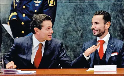  ??  ?? El Presidente y López Otegui, quien relevó a Alejandro Grisi de Lara en el organismo empresaria­l.