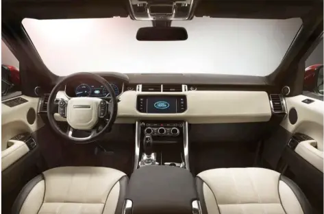  ??  ?? inside story The welldesign­ed interior is airy and the dashboard luxuriousl­y rugged