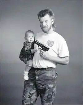  ??  ?? MIKE PRINDIVILL­E of Sylva, N.C., and his daughter KAITLYN in 1996 and 2016.