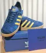  ?? Picture: Kim Cessford. ?? A pair of the limited edition Adidas Gazelle Milan GTX trainers will set you back around £90.