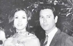  ?? ?? The debonair Maurice with dear friend Josine Elizalde