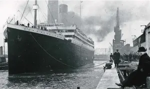  ?? PHOTO: WIKIMEDIA COMMONS ?? The combined collection of 5,500 artifacts of the Titanic has an estimated market value of $218 million, according to a 2014 appraisal included in the docket