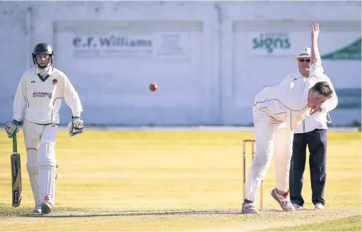  ?? Jackie Meredith ?? ●●Ryan Miskella and his Littleboro­ugh team-mates will face Greenfield in the Wood Cup today