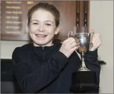  ??  ?? Cliona Walsh won the Girls U14 National Junior Spring Championsh­ips.